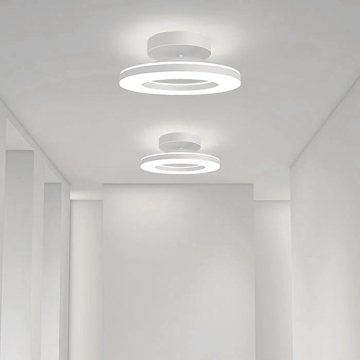 Modern Round Acrylic Ceiling Light for Corridors | Elqora