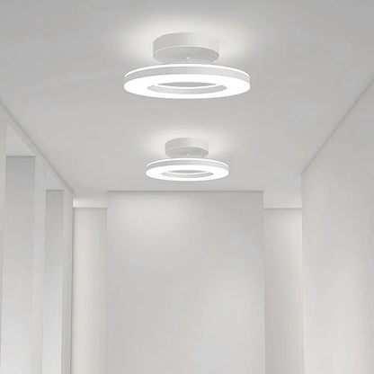 Modern Round Acrylic Ceiling Light for Corridors | Elqora