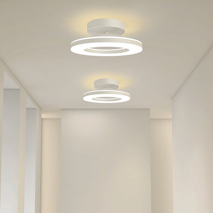 Modern Round Acrylic Ceiling Light for Corridors | Elqora