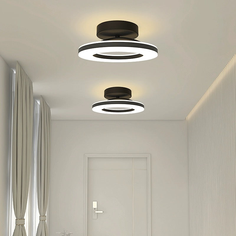 Modern Round Acrylic Ceiling Light for Corridors | Elqora