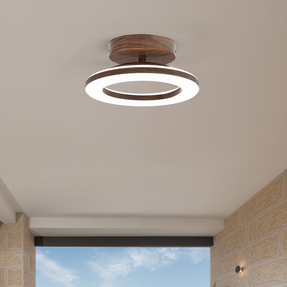 Modern Round Acrylic Ceiling Light for Corridors | Elqora