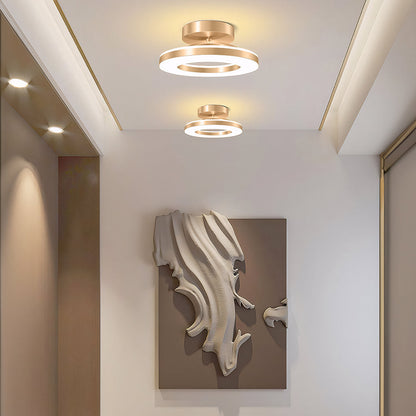 Modern Round Acrylic Ceiling Light for Corridors | Elqora
