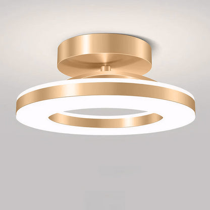 Modern Round Acrylic Ceiling Light for Corridors | Elqora