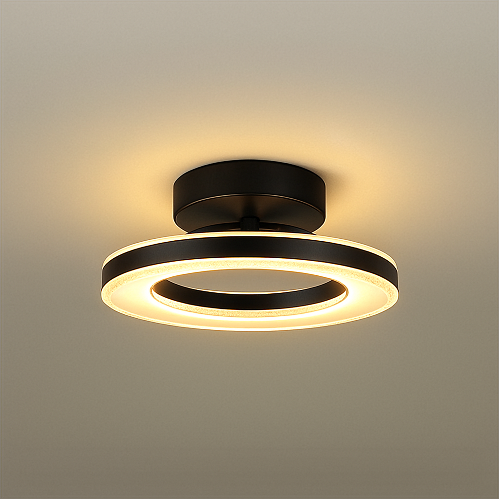 Modern Round Acrylic Ceiling Light for Corridors | Elqora