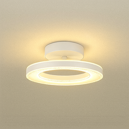 Modern Round Acrylic Ceiling Light for Corridors | Elqora