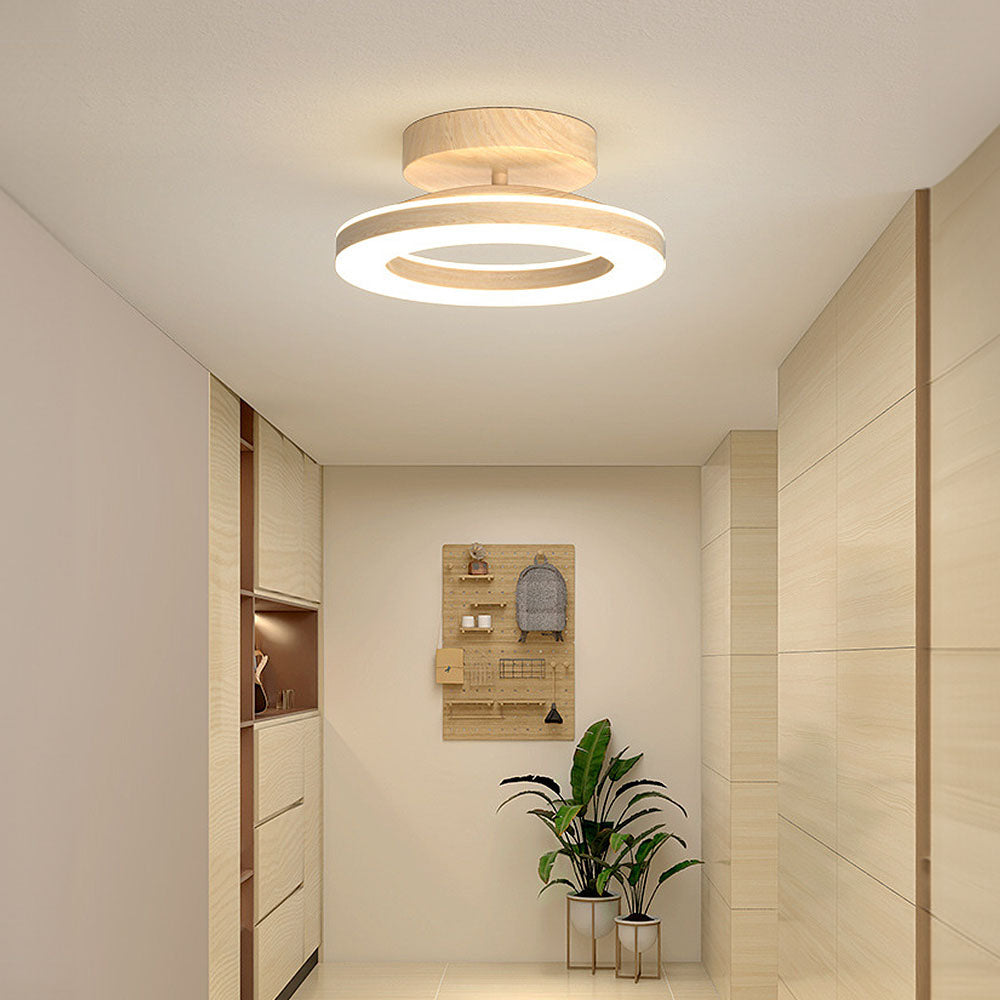 Modern Round Acrylic Ceiling Light for Corridors | Elqora
