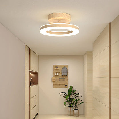 Modern Round Acrylic Ceiling Light for Corridors | Elqora