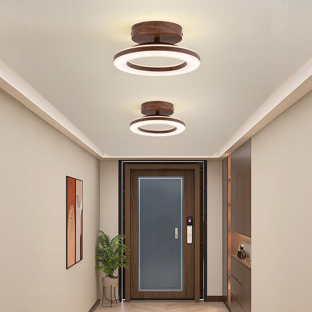 Modern Round Acrylic Ceiling Light for Corridors | Elqora