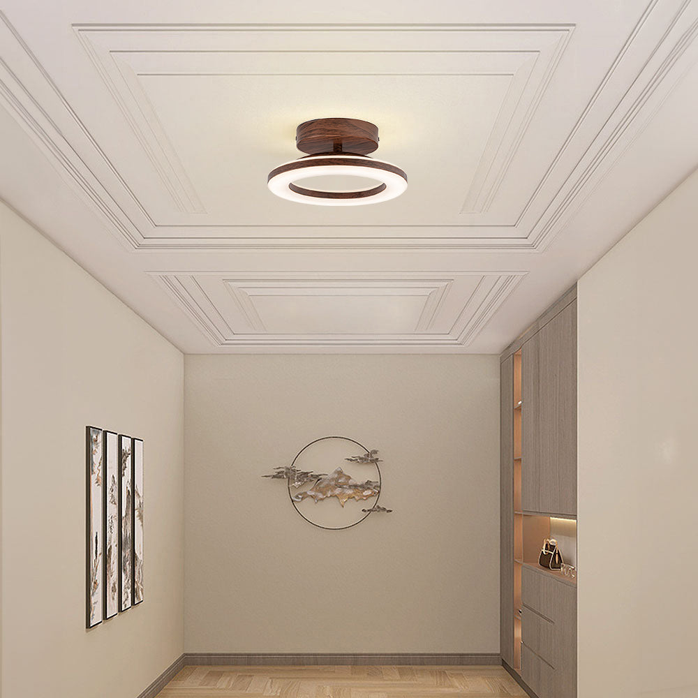 Modern Round Acrylic Ceiling Light for Corridors | Elqora