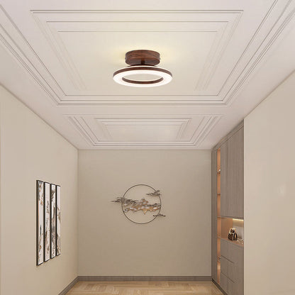 Modern Round Acrylic Ceiling Light for Corridors | Elqora