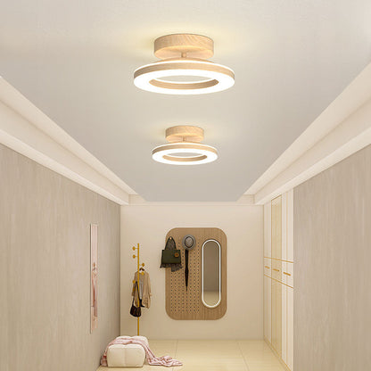 Modern Round Acrylic Ceiling Light for Corridors | Elqora