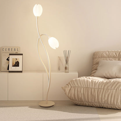 Modern Sculptural Metal Flower Floor Lamp Design | Floriva