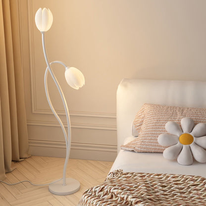 Modern Sculptural Metal Flower Floor Lamp Design | Floriva