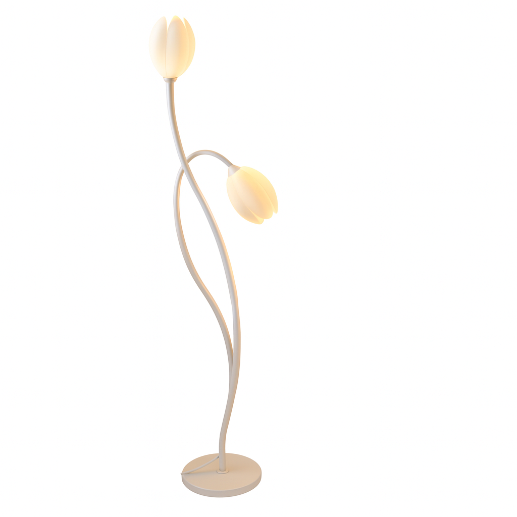 Modern Sculptural Metal Flower Floor Lamp Design | Floriva