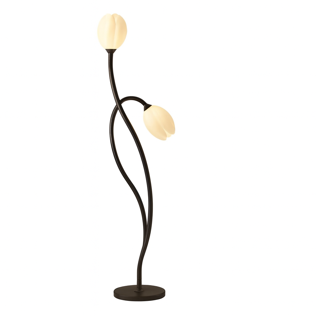 Modern Sculptural Metal Flower Floor Lamp Design | Floriva