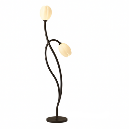 Modern Sculptural Metal Flower Floor Lamp Design | Floriva