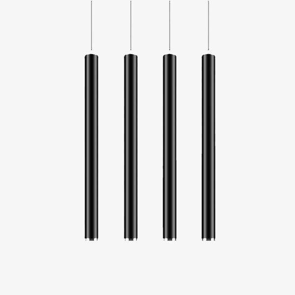 Modern Slim Metal LED Pendant Light for Dining Areas | Nyxelor