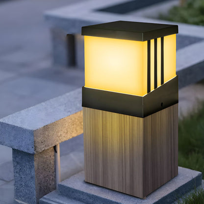 Modern Solar Cube Outdoor LED Light with 3 Modes | Solarya