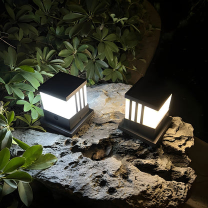 Modern Solar Cube Outdoor LED Light with 3 Modes | Solarya
