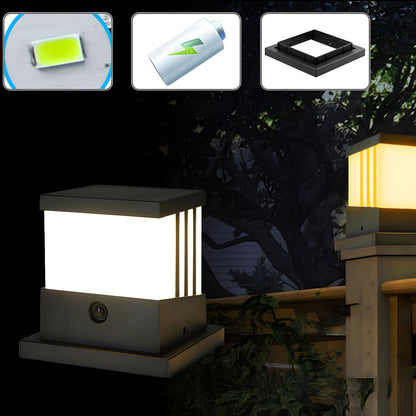 Modern Solar Cube Outdoor LED Light with 3 Modes | Solarya