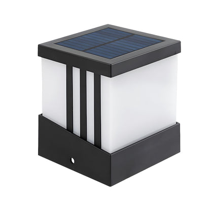 Modern Solar Cube Outdoor LED Light with 3 Modes | Solarya