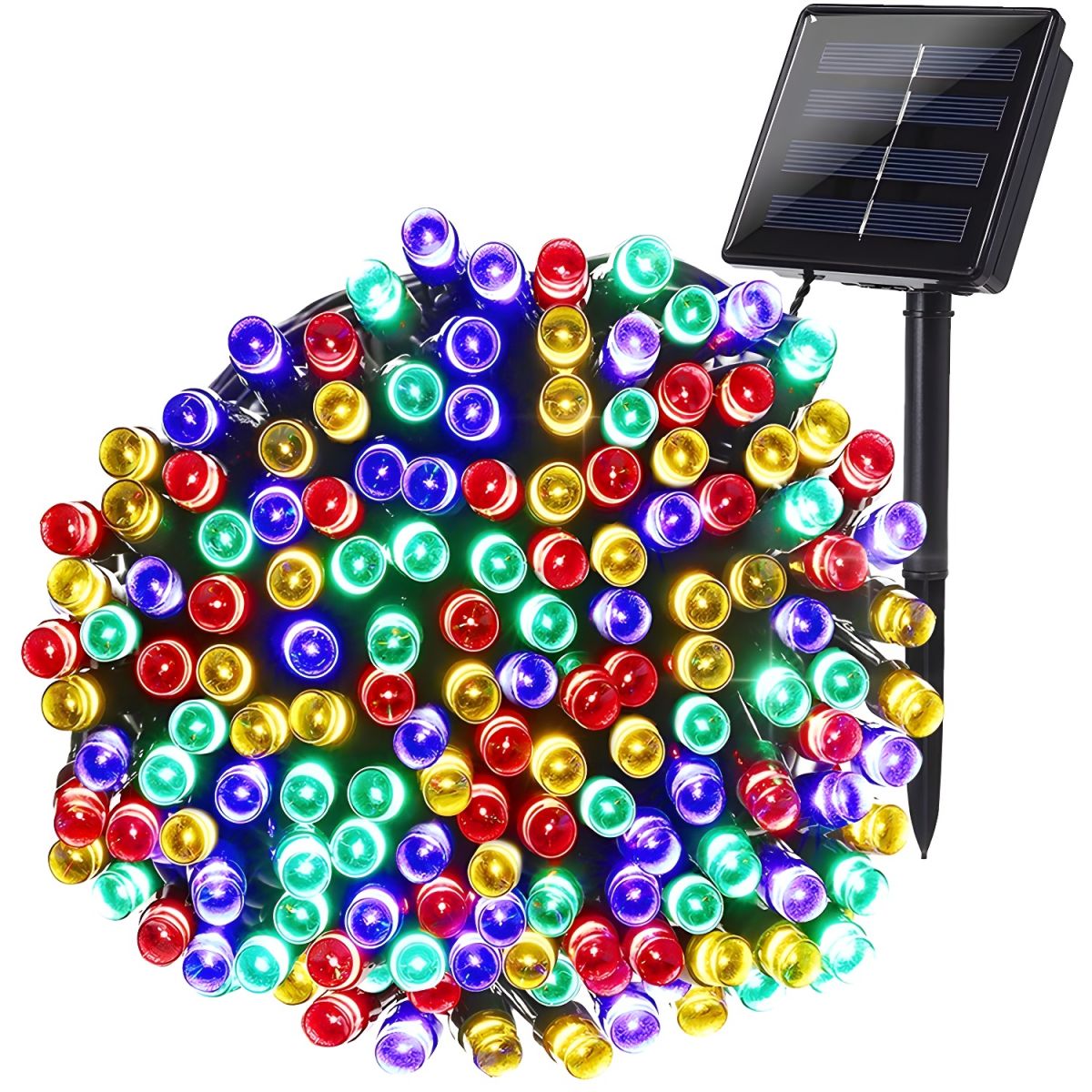 Modern Solar Outdoor String Light with LED Beads | Verina