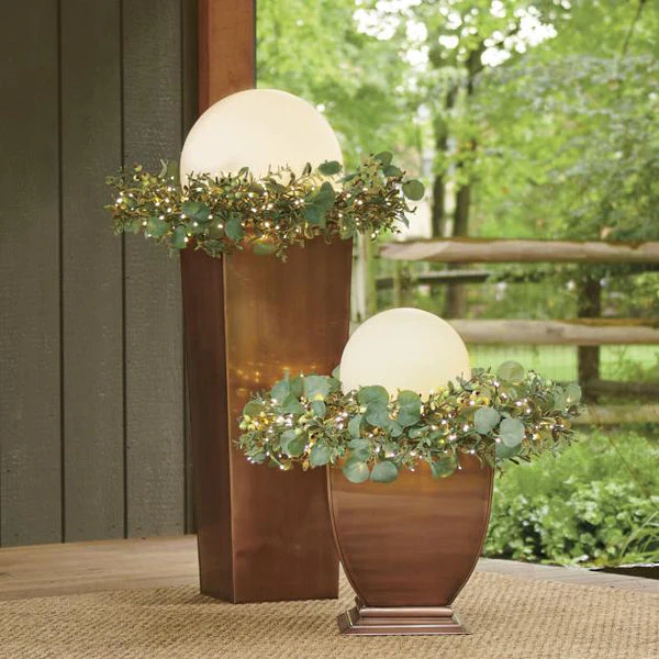 Modern Solar Sphere Outdoor Light for Indoor Outdoor Use | Lumivon