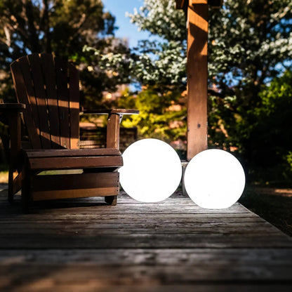 Modern Solar Sphere Outdoor Light for Indoor Outdoor Use | Lumivon