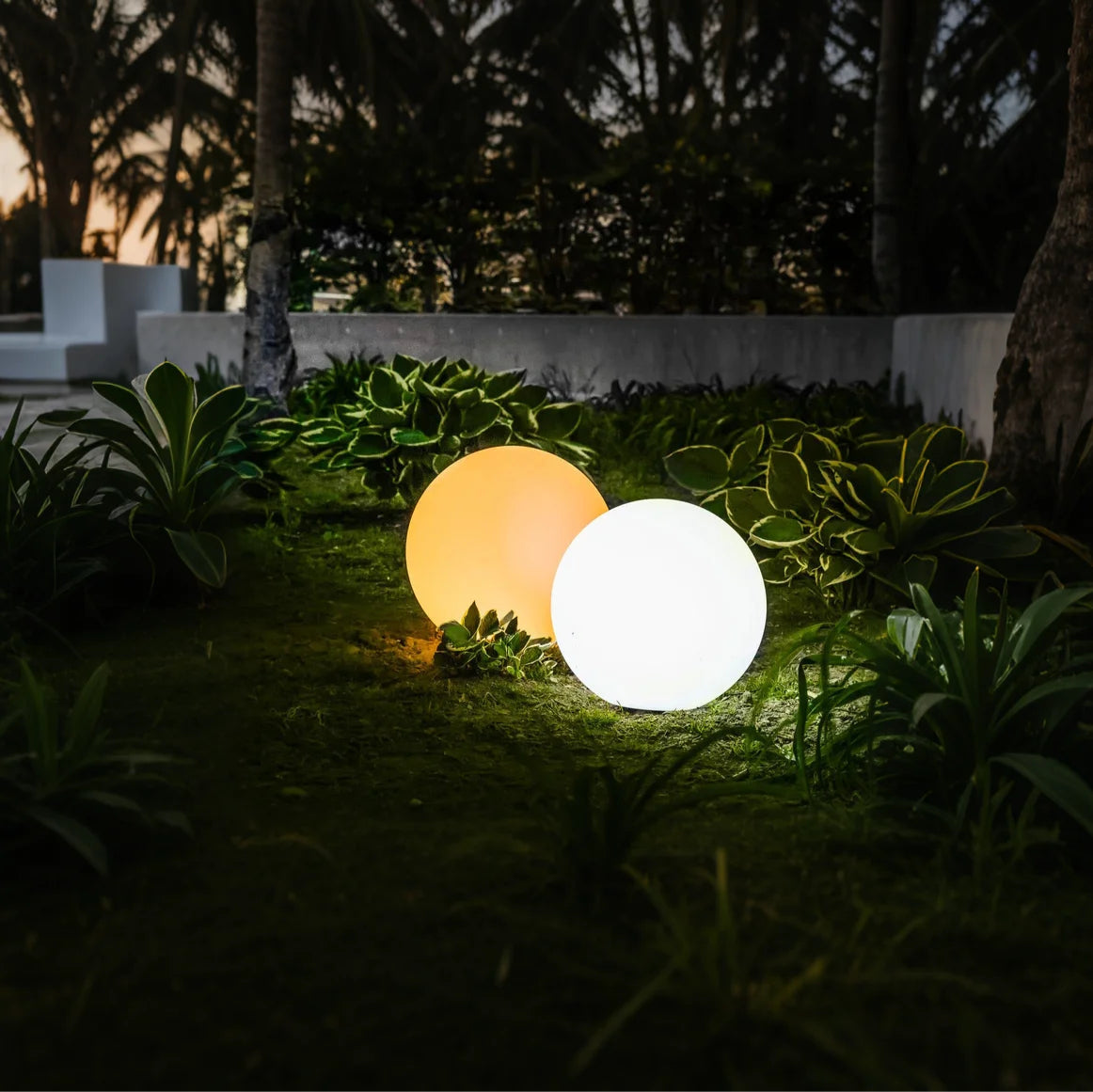 Modern Solar Sphere Outdoor Light for Indoor Outdoor Use | Lumivon