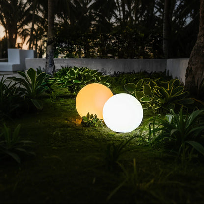 Modern Solar Sphere Outdoor Light for Indoor Outdoor Use | Lumivon
