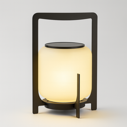 Modern Solar Steel Outdoor Garden Patio Light | Solaria