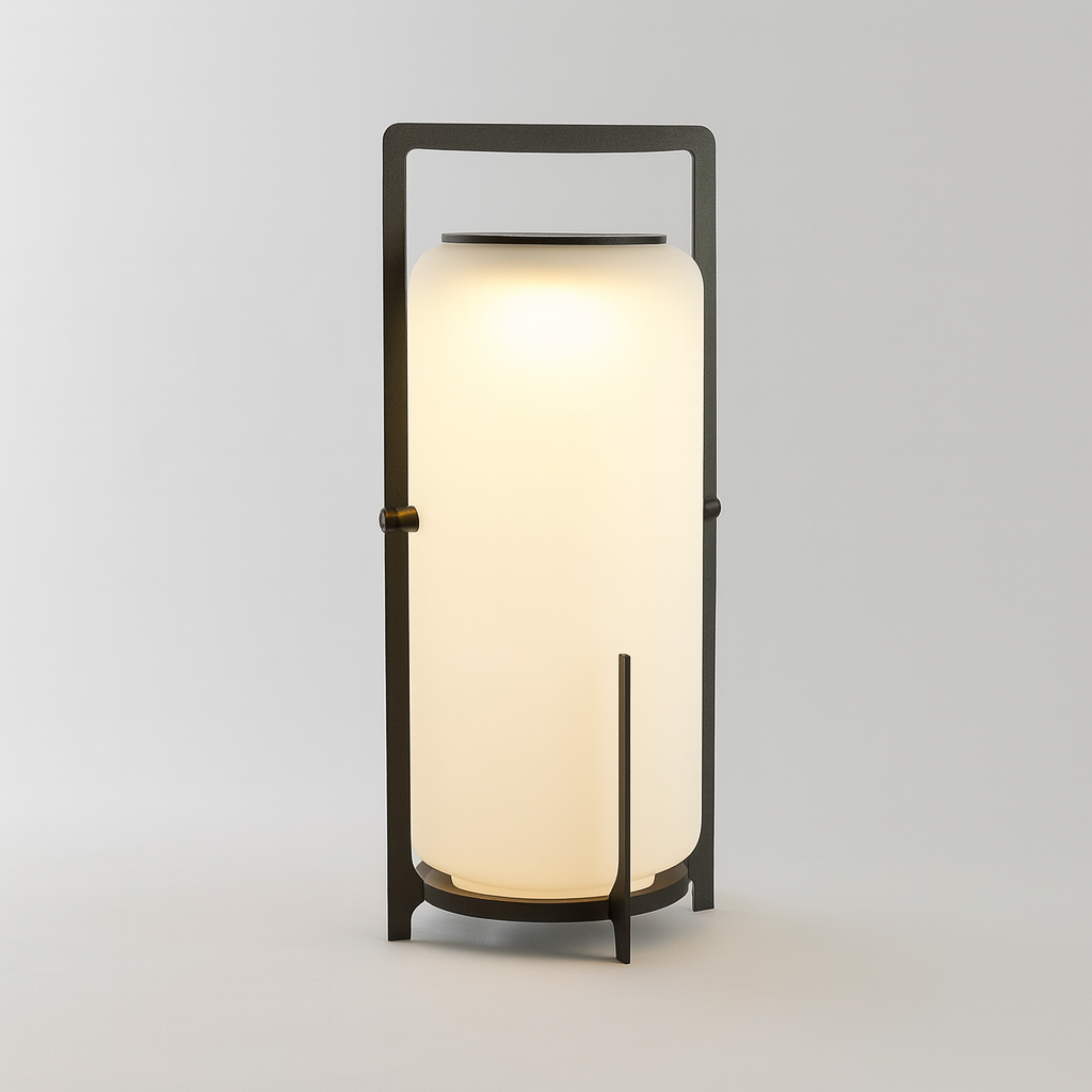 Modern Solar Steel Outdoor Garden Patio Light | Solaria