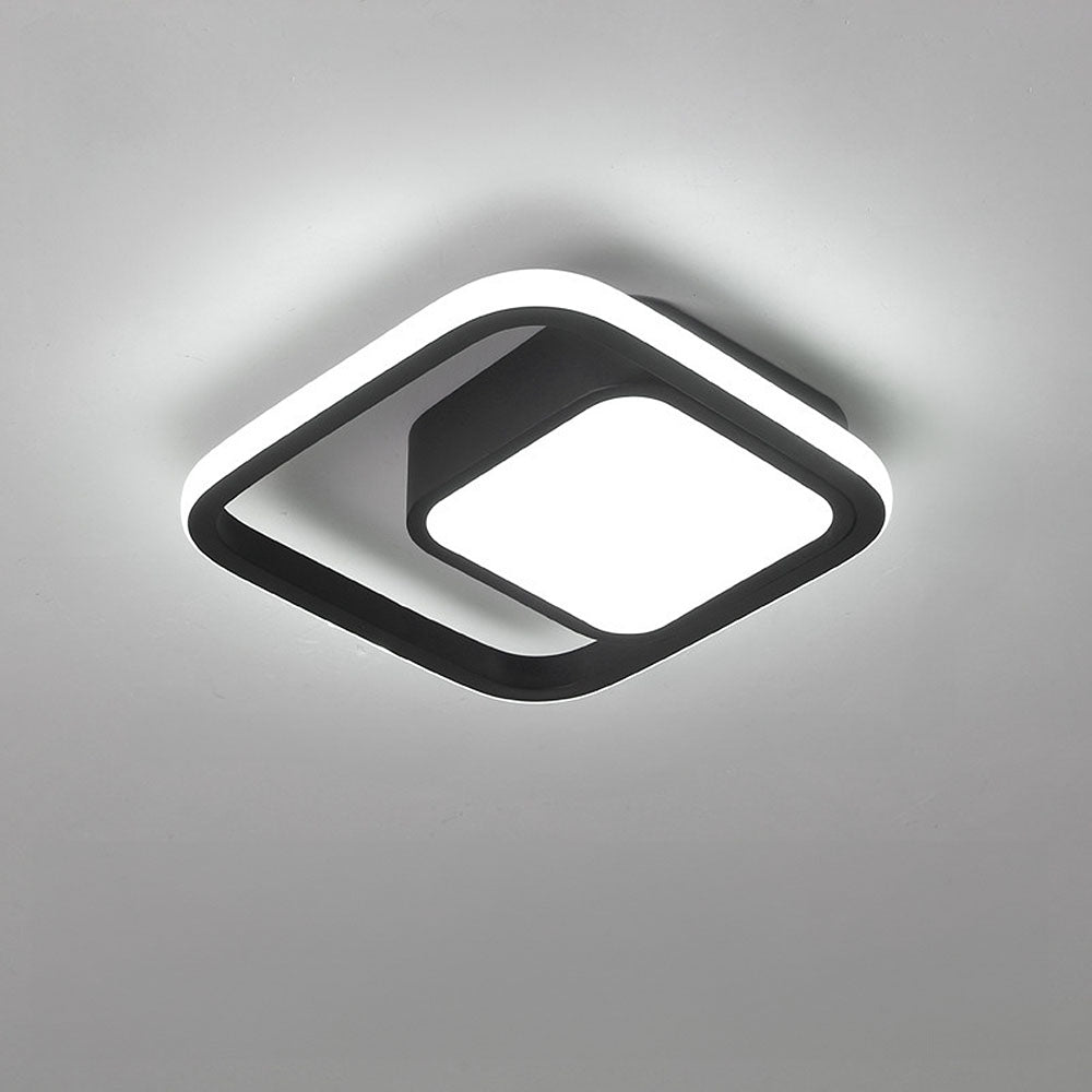 Modern Square Ring Integrated LED Ceiling Light | Talqen