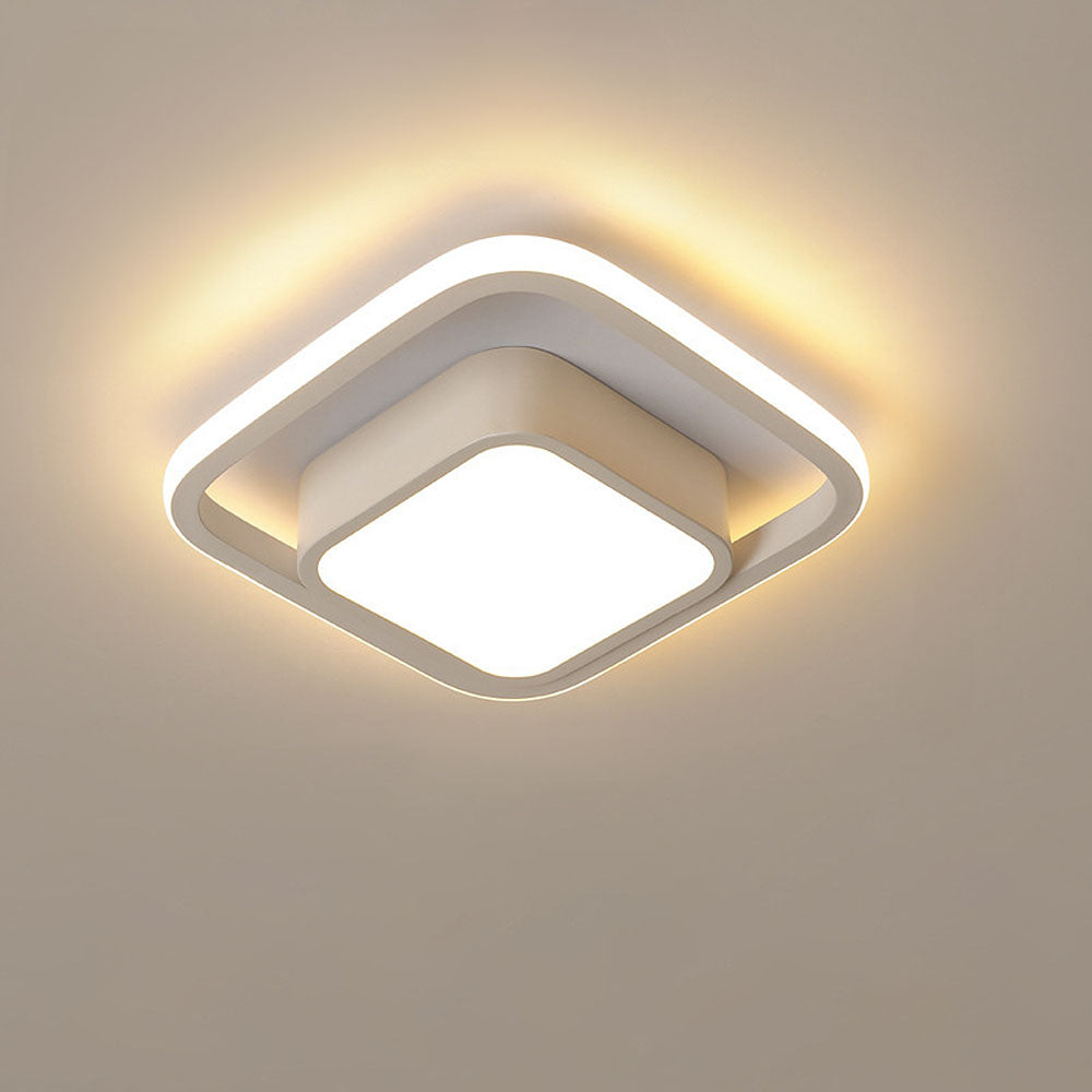 Modern Square Ring Integrated LED Ceiling Light | Talqen