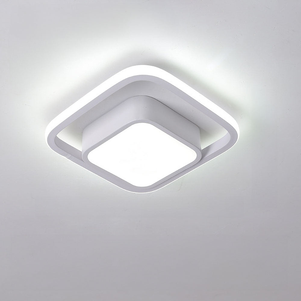 Modern Square Ring Integrated LED Ceiling Light | Talqen