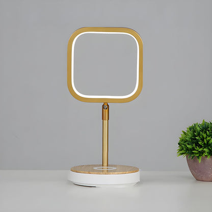 Modern Square Touch Dimming Table Lamp With LED Bulb | Elvaris
