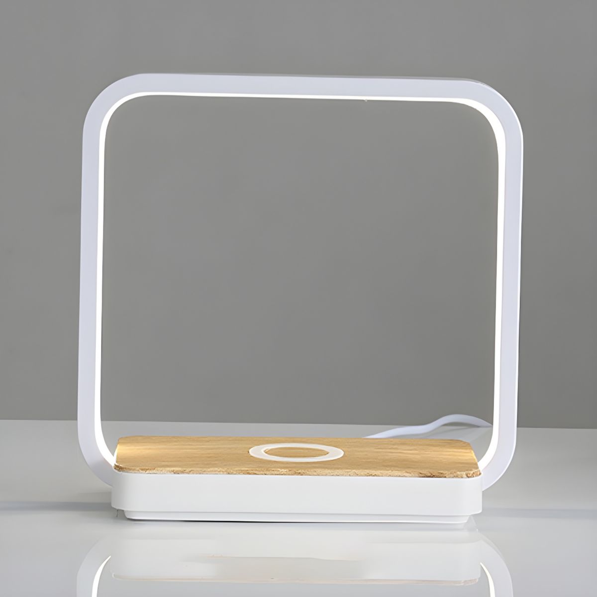 Modern Square Touch Dimming Table Lamp With LED Light | Auvrion
