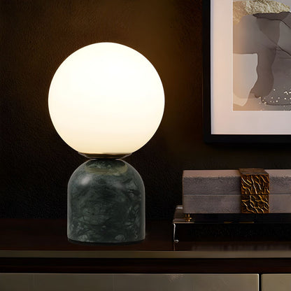 Modern Table Lamp with Dome Marble Base Design | Zarniqo