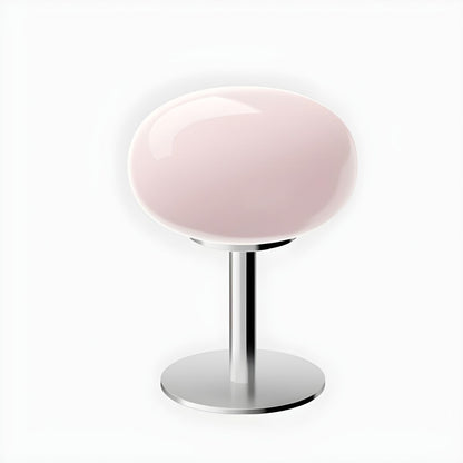 Modern Table Lamp with Glass Globe Shade Bedroom | Xelqora