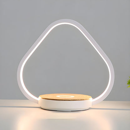 Modern Triangle Table Lamp with Touch Dimming | Kryvian