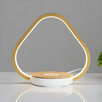 Modern Triangle Table Lamp with Touch Dimming | Kryvian