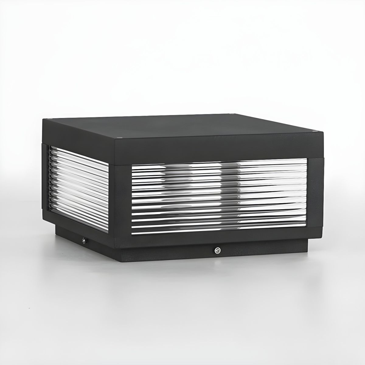 Modern Waterproof Square Metal Outdoor Light Fixture | Lumario