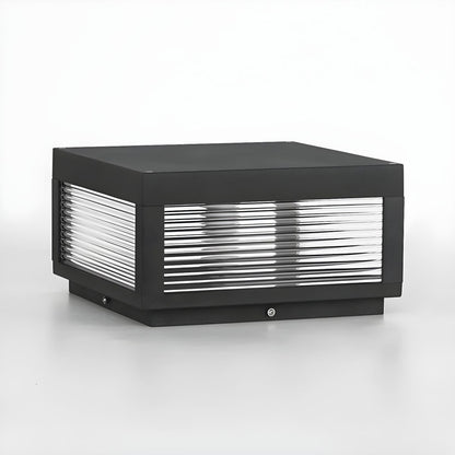 Modern Waterproof Square Metal Outdoor Light Fixture | Lumario