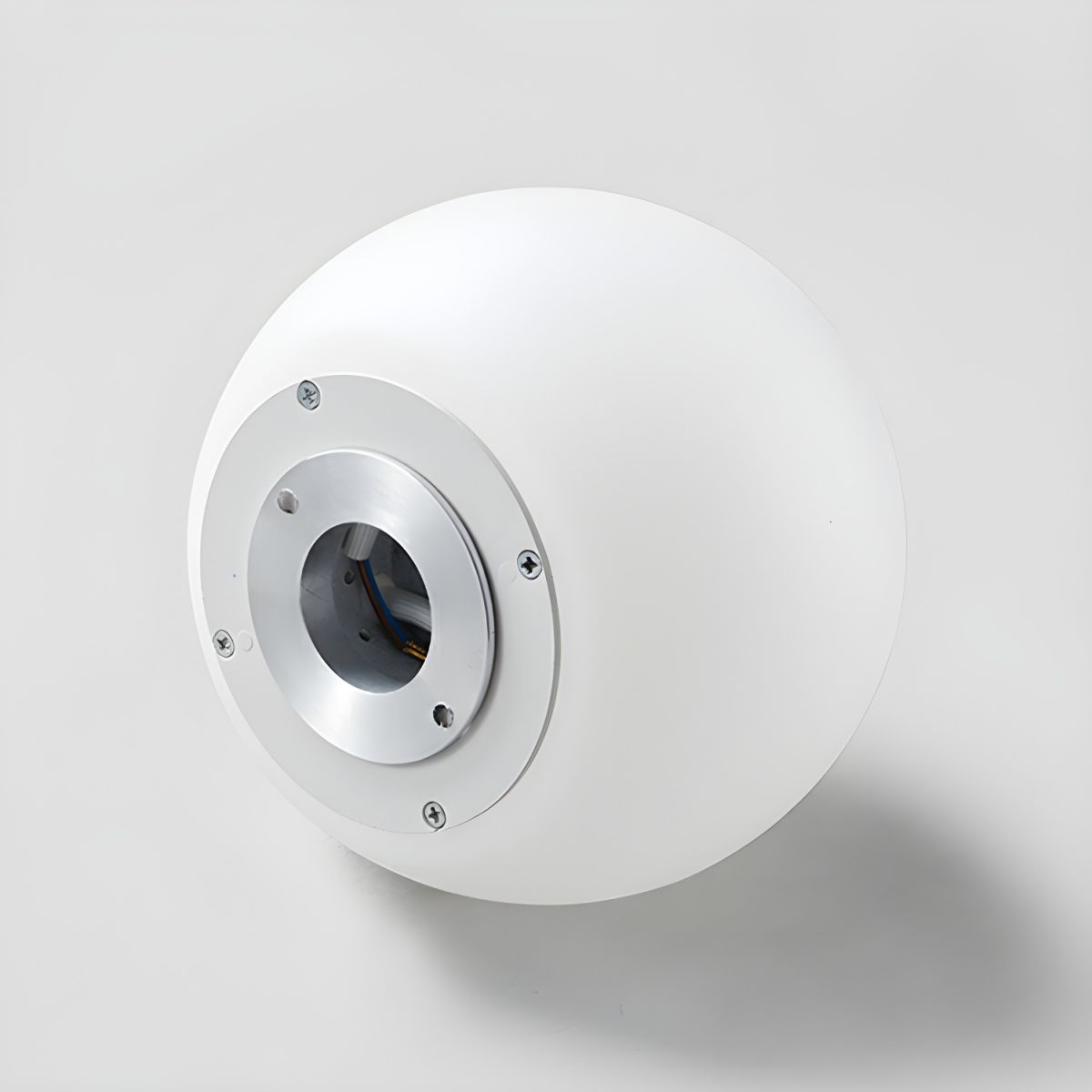 Modern White Globe Ceiling Light Flush Mount Fixture | Lunera
