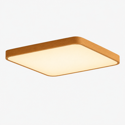 Modern Wood Frame Ceiling Lamp with Sleek Design | Jarnix