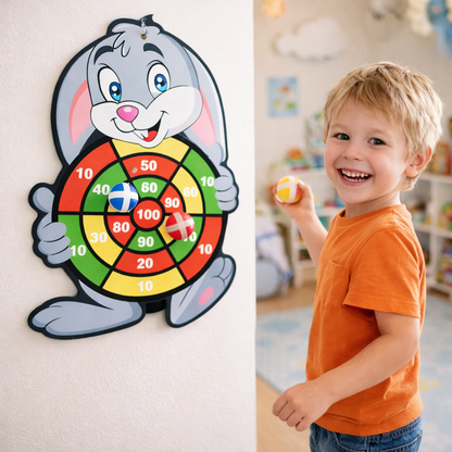 Montessori Sticky Ball Dartboard Target Throwing Kid Game | Lunvera