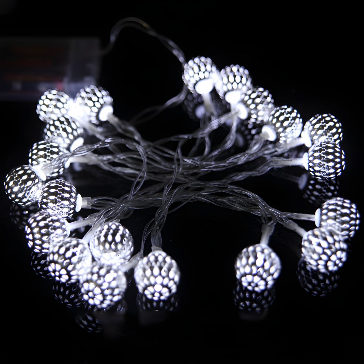 Moroccan Orb LED Decor String Lights Outdoor Indoor | Orbiva