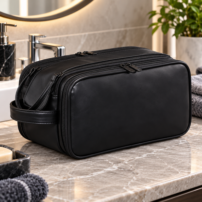Multi-Compartment Travel Toiletry Bag