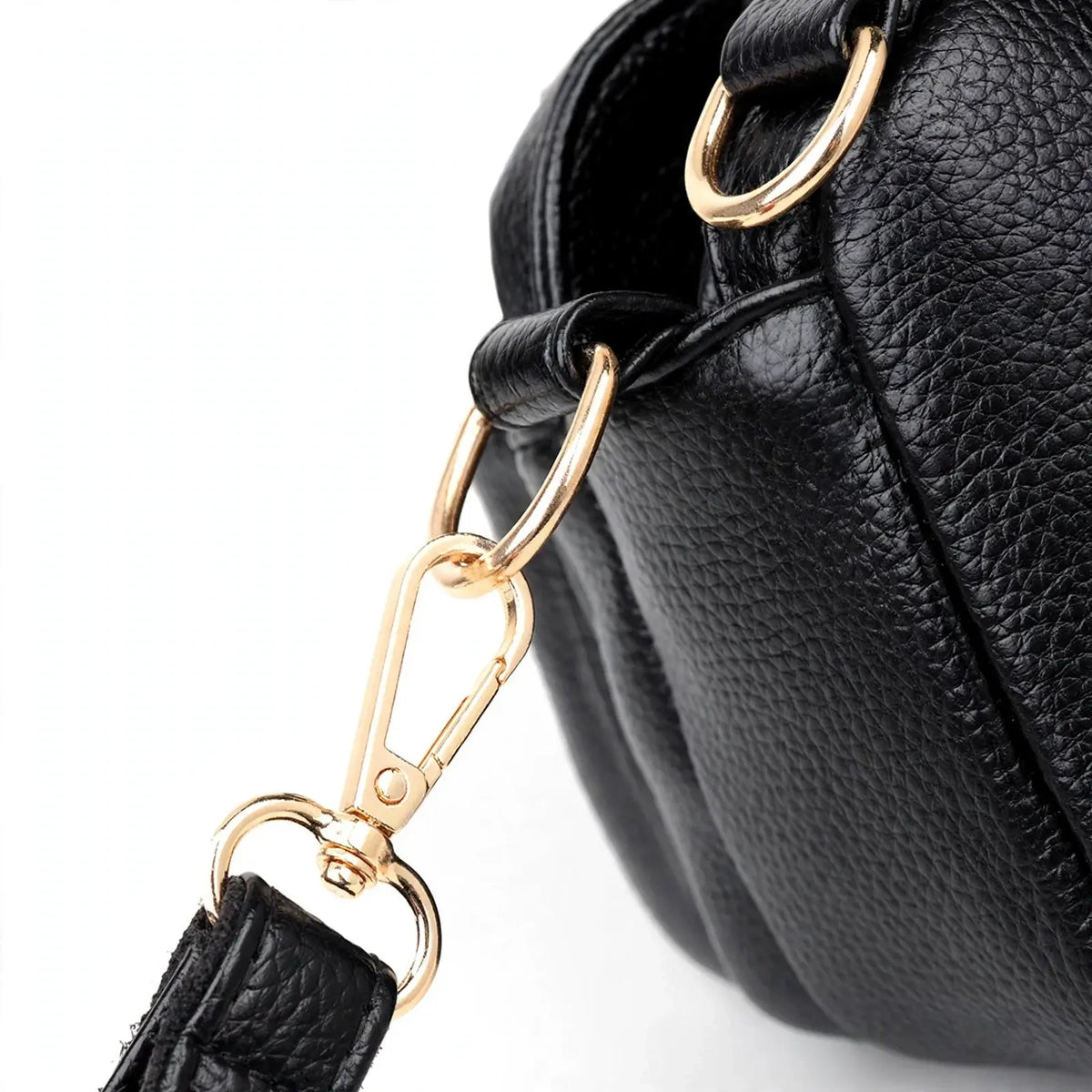 Multi Zipper Casual Shoulder Bag