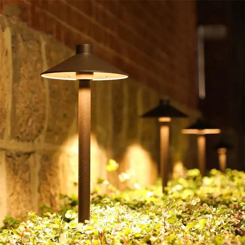 Mushroom Garden Path Light for Outdoor Walkways | Pathlyn